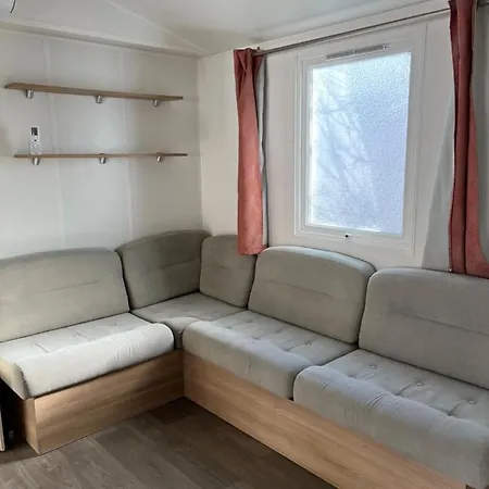 Mobilhome Vias Plage Dans Camping Buitenkant foto